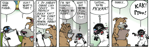 Get Fuzzy on Saturday April 5, 2025 Comic Strip