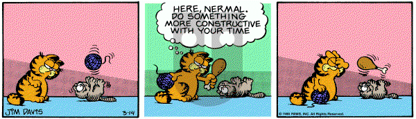 Garfield on Friday March 14, 1980 Comic Strip