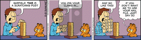 Garfield on Saturday October 12, 2013 Comic Strip