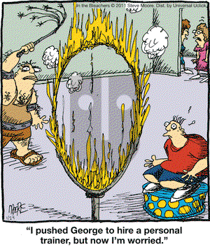 In the Bleachers on Monday January 24, 2011 Comic Strip