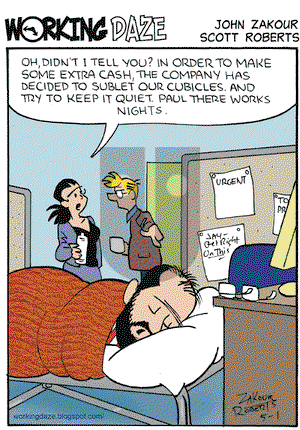Working Daze on Friday May 1, 2009 Comic Strip
