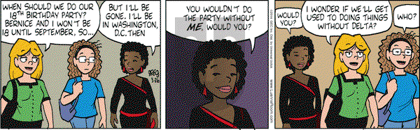 Luann on Wednesday March 26, 2014 Comic Strip