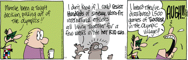 The Knight Life on Thursday July 7, 2016 Comic Strip