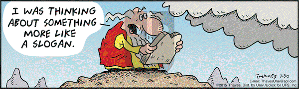 Frank and Ernest on Thursday July 30, 2015 Comic Strip