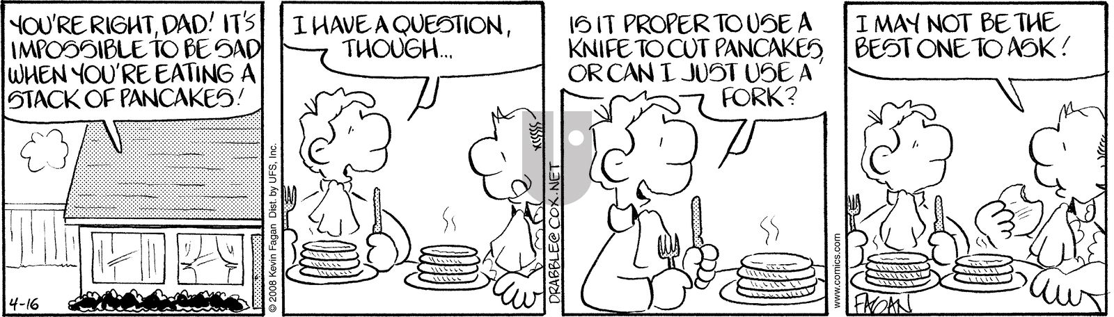 Drabble - Wednesday April 16, 2008 Comic Strip