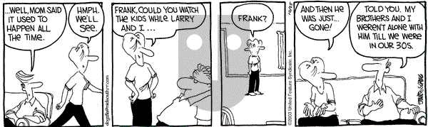 The Buckets on Saturday October 25, 2003 Comic Strip