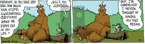 The Grizzwells on Wednesday September 17, 2008 Comic Strip