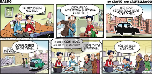 Baldo on Sunday January 22, 2017 Comic Strip