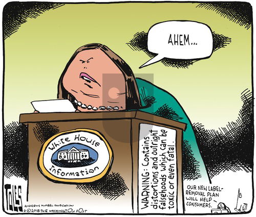 Tom Toles on Sunday June 10, 2018 Comic Strip