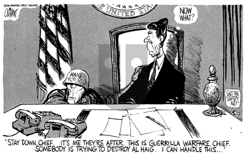 Pat Oliphant on Wednesday November 4, 1981 Comic Strip