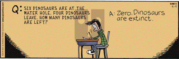 Grand Avenue on Tuesday April 9, 2019 Comic Strip