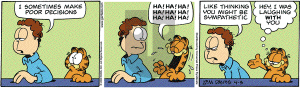 Garfield on Friday April 3, 2009 Comic Strip