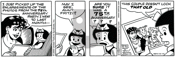 Nancy on Friday September 23, 2005 Comic Strip