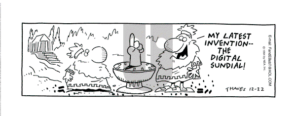 Frank and Ernest on Thursday December 22, 1994 Comic Strip