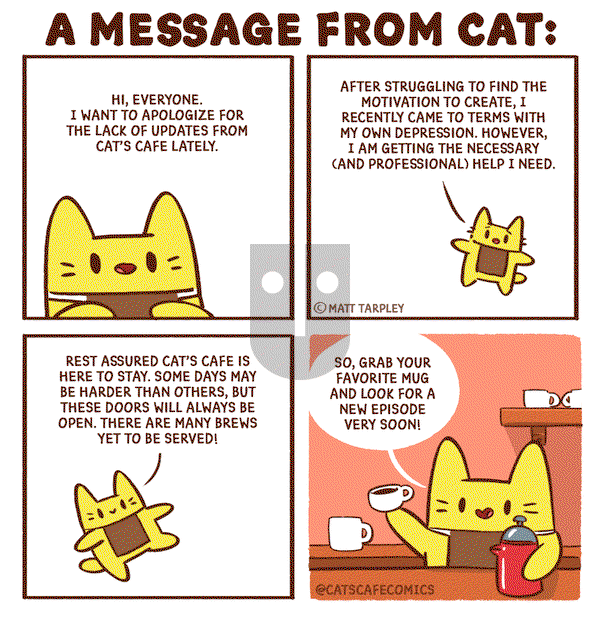 Cat's Cafe on Tuesday February 1, 2022 Comic Strip