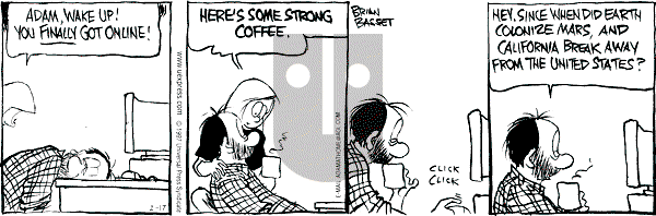 Adam@Home on Monday February 17, 1997 Comic Strip