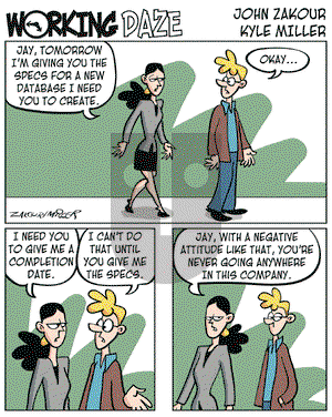 Working Daze on Monday May 1, 2006 Comic Strip