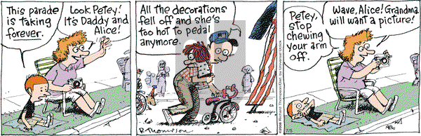 Cul de Sac on Friday July 5, 2013 Comic Strip