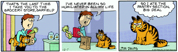 Garfield on Thursday December 7, 1978 Comic Strip