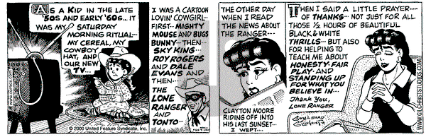 Nancy on Friday February 4, 2000 Comic Strip