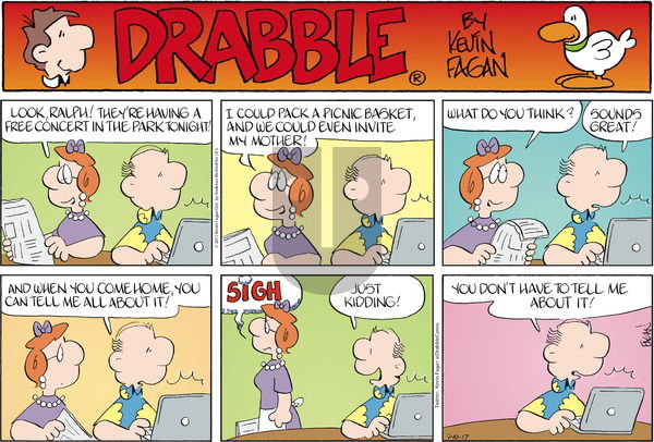 Drabble on Sunday September 10, 2017 Comic Strip