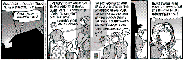 For Better or For Worse on Thursday March 18, 1999 Comic Strip