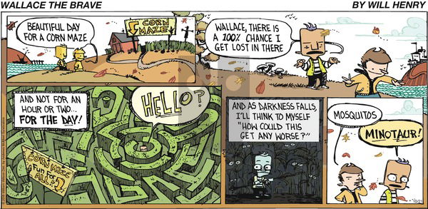 Wallace the Brave on Sunday October 21, 2018 Comic Strip