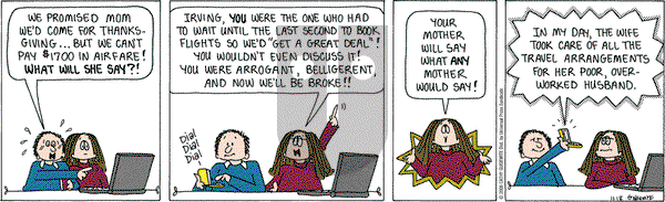 Cathy Classics on Saturday November 18, 2006 Comic Strip