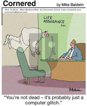 Cornered on Tuesday October 4, 2016 Comic Strip