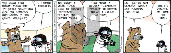 Get Fuzzy on Thursday January 19, 2012 Comic Strip