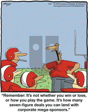 In the Bleachers - Friday January 27, 2023 Comic Strip