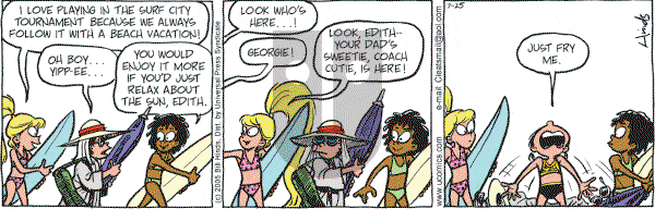 Cleats - Monday July 25, 2005 Comic Strip