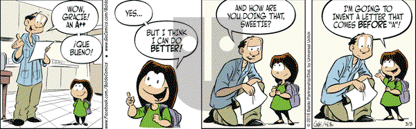 Baldo on Thursday March 3, 2016 Comic Strip