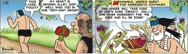 Alley Oop on Thursday January 25, 2018 Comic Strip