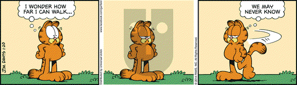 Garfield - Monday January 20, 2014 Comic Strip