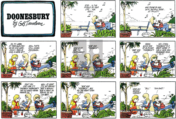 Doonesbury on Sunday April 3, 1977 Comic Strip