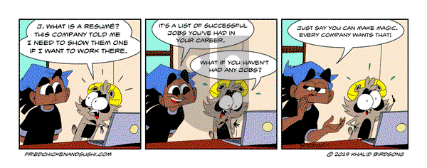 Little Fried Chicken and Sushi on Wednesday April 2, 2025 Comic Strip