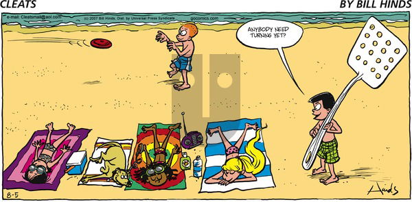 Cleats on Monday July 14, 2025 Comic Strip