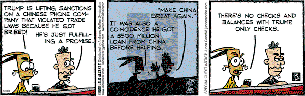 La Cucaracha on Wednesday May 30, 2018 Comic Strip