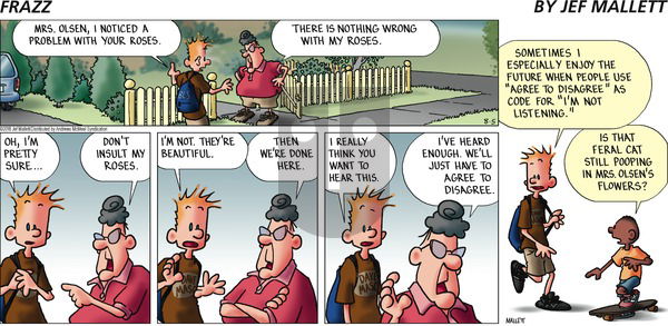 Frazz on Sunday August 5, 2018 Comic Strip