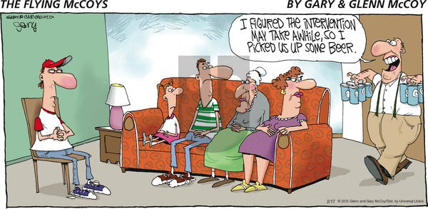 The Flying McCoys on Sunday February 17, 2013 Comic Strip