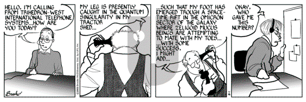 9 Chickweed Lane on Friday August 1, 2003 Comic Strip
