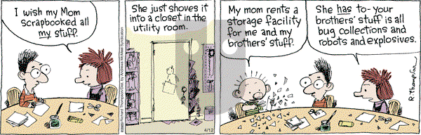 Cul de Sac on Friday April 12, 2019 Comic Strip