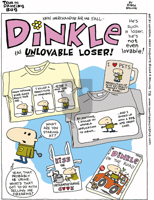 Tom the Dancing Bug on Saturday September 25, 2004 Comic Strip