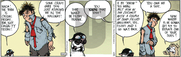 Get Fuzzy on Friday March 21, 2014 Comic Strip
