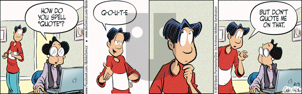 Baldo on Monday June 3, 2019 Comic Strip