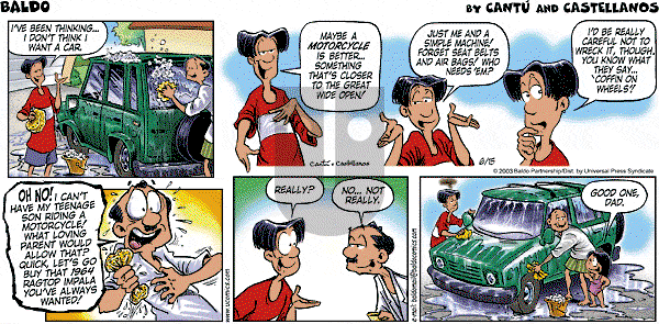 Baldo - Sunday June 15, 2003 Comic Strip