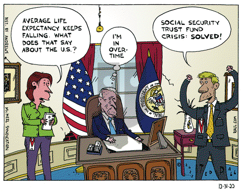 Ted Rall - Saturday December 31, 2022 Comic Strip