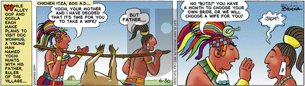 Alley Oop on Saturday June 30, 2012 Comic Strip
