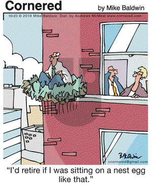 Cornered on Tuesday October 23, 2018 Comic Strip